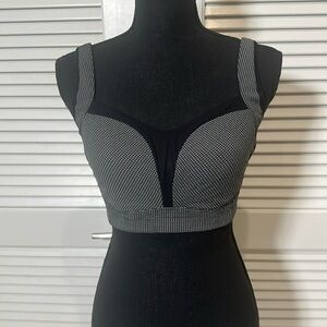 Lululemon Gray/Black/White Sports Bra